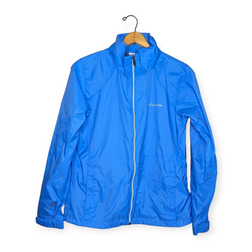 Columbia Lightweight Vented Blue Jacket Size XL